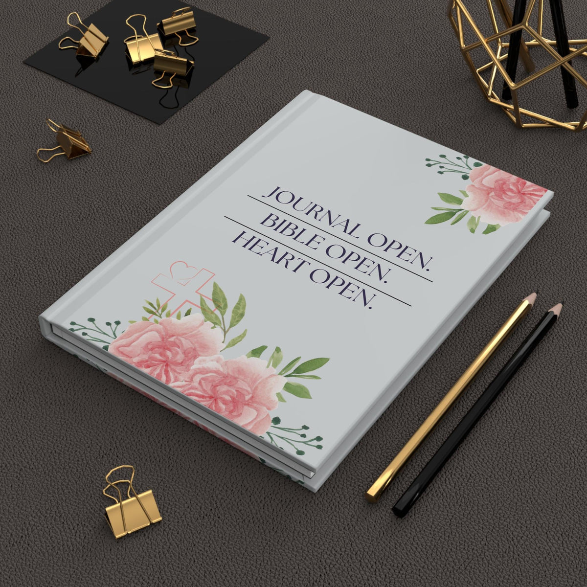 Personalized Floral Prayer Journal: Christian Inspiration, Spiral Notebook