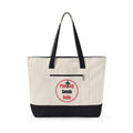 Planting Seeds Daily | Christian Zippered Canvas Tote | Jesus Cross Inspirational Gift for Her