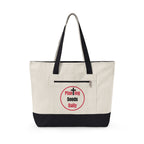 Planting Seeds Daily | Christian Zippered Canvas Tote | Jesus Cross Inspirational Gift for Her