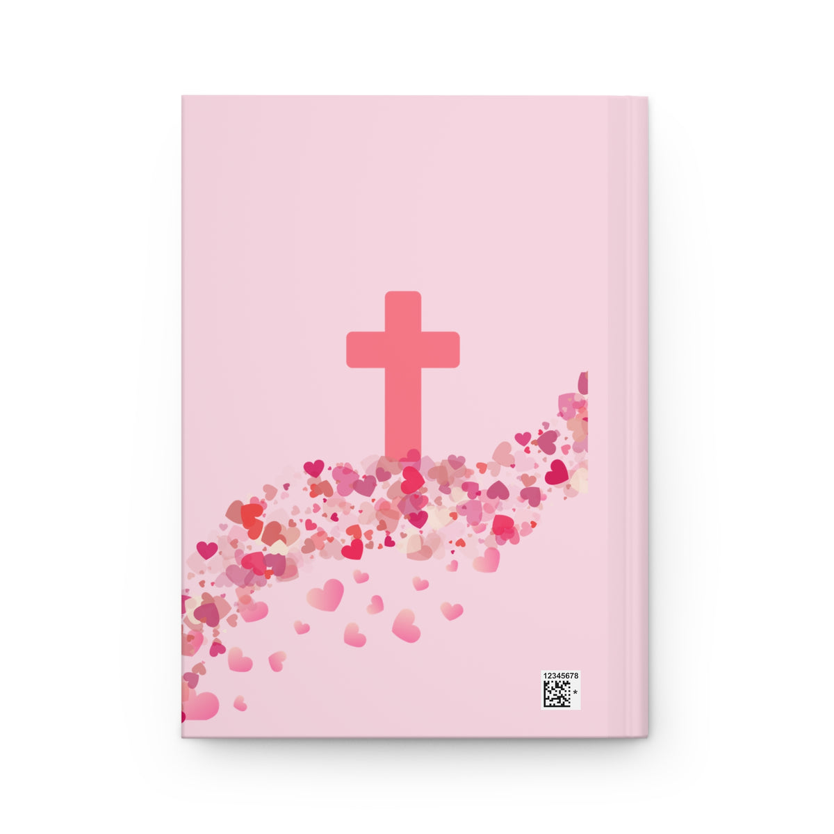 Christian Journal: Pink Hardcover Notebook, New Year Goals