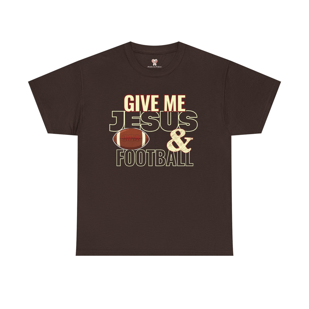 Give Me Jesus & Football T-Shirt | Christian Football Unisex Fall Tee