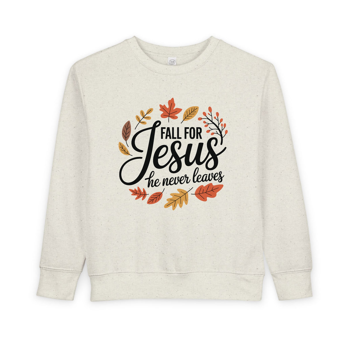 Christian Toddler Sweatshirt | Fall for Jesus, Faith-Based Autumn Apparel