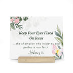 Inspirational Oak Gallery Board with Stand: Giclée Print Display