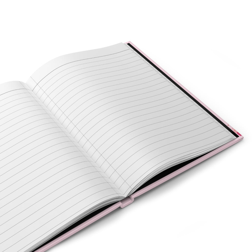 Christian Journal: Pink Hardcover Notebook, New Year Goals