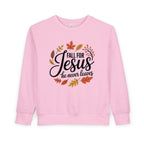 Christian Toddler Sweatshirt | Fall for Jesus, Faith-Based Autumn Apparel