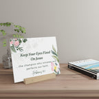Inspirational Oak Gallery Board with Stand: Giclée Print Display