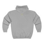 Christian Apparel Hoodie | “Reborn” Faith Full Zip Hoodie | Soft, Inspirational Unisex Hoodie for Men & Women
