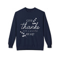 Thankful Heart Sweatshirt | Cozy Fall Crewneck for Thanksgiving, Gifts, Friends, Family, and Seasonal Comfort