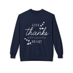 Thankful Heart Sweatshirt | Cozy Fall Crewneck for Thanksgiving, Gifts, Friends, Family, and Seasonal Comfort