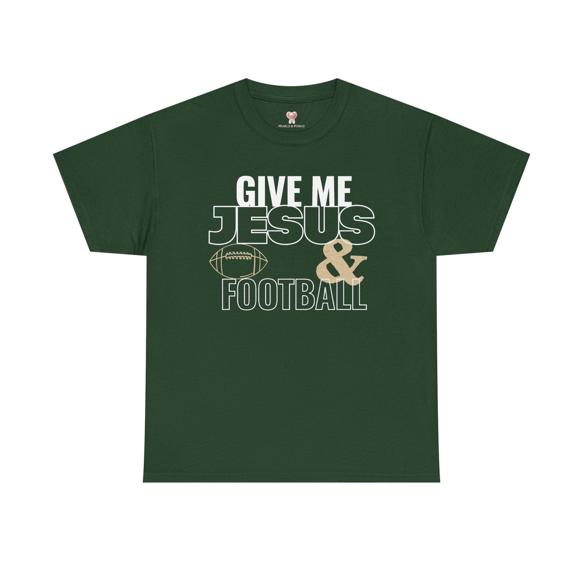 Give Me Jesus & Football T-Shirt | Christian Football Unisex Fall Tee