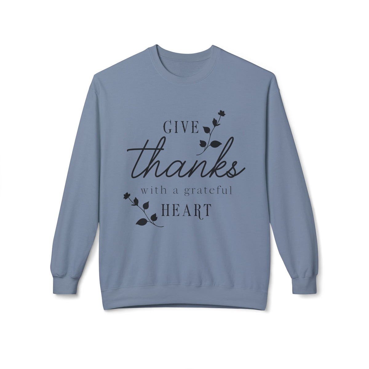 Thankful Heart Sweatshirt | Cozy Fall Crewneck for Thanksgiving, Gifts, Friends, Family, and Seasonal Comfort