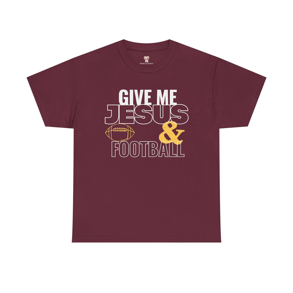 Give Me Jesus & Football T-Shirt | Christian Football Unisex Fall Tee