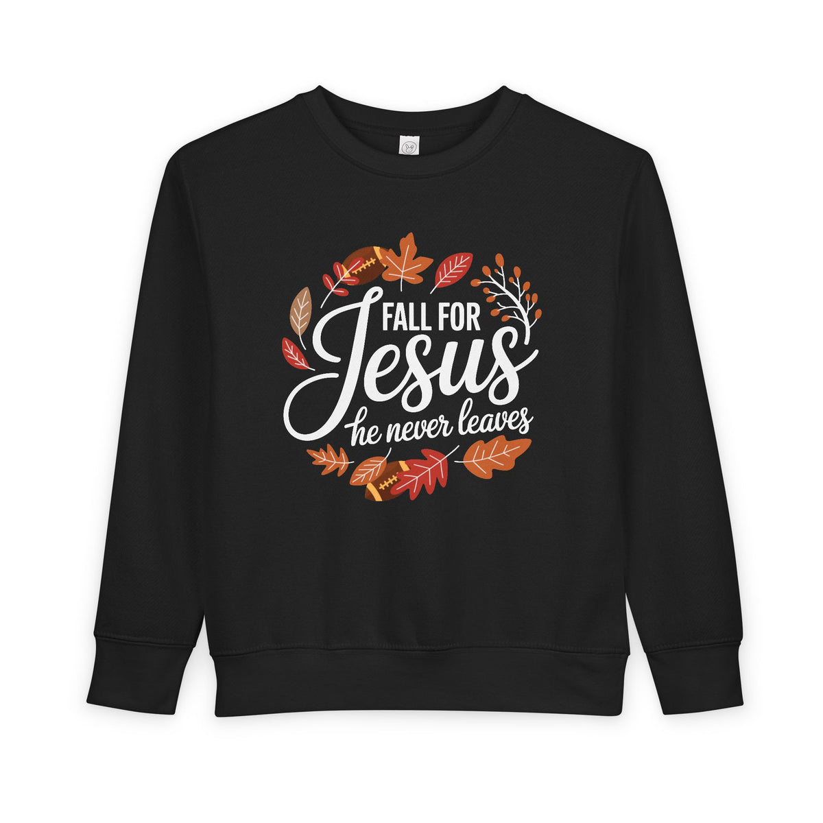 Christian Toddler Sweatshirt | Fall for Jesus, Faith-Based Autumn Apparel