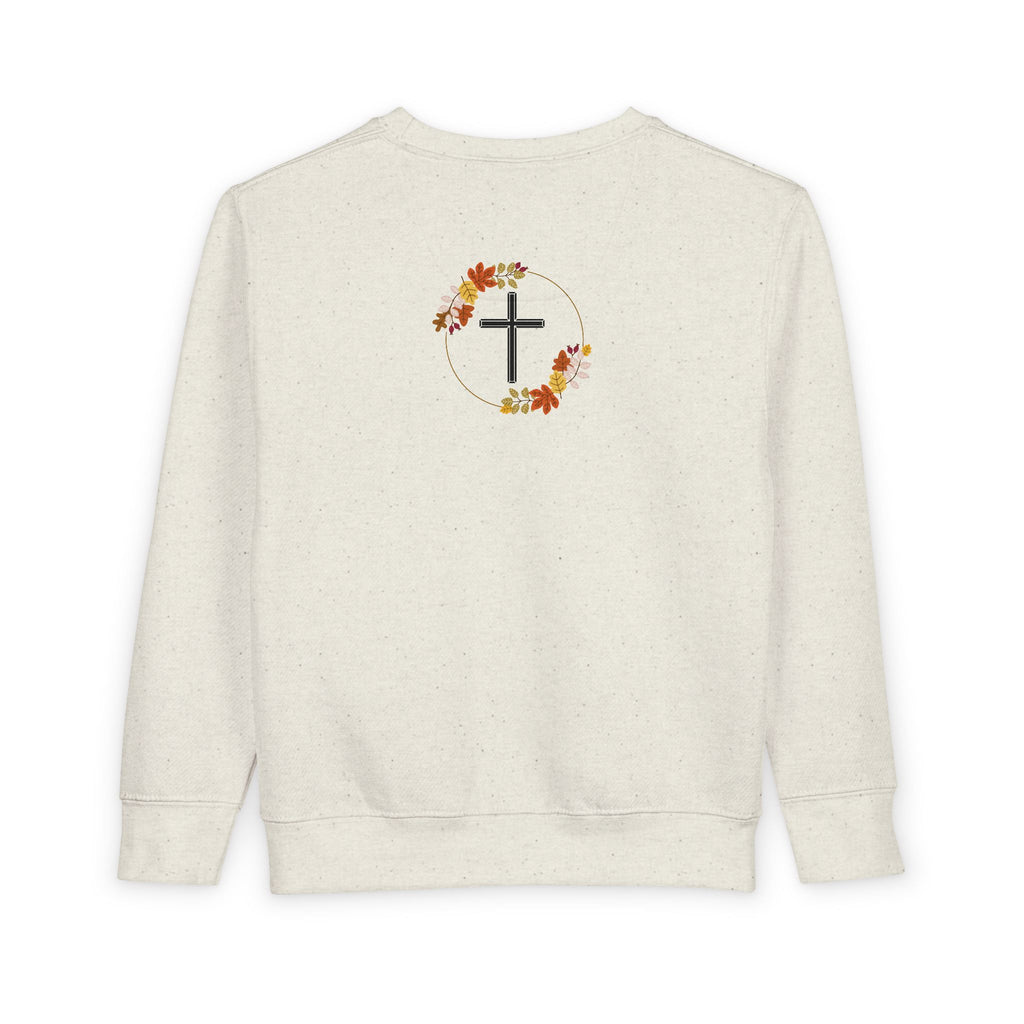 Christian Toddler Sweatshirt | Fall for Jesus, Faith-Based Autumn Apparel