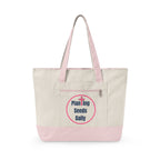 Planting Seeds Daily | Christian Zippered Canvas Tote | Jesus Cross Inspirational Gift for Her