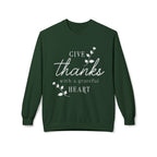 Thankful Heart Sweatshirt | Cozy Fall Crewneck for Thanksgiving, Gifts, Friends, Family, and Seasonal Comfort
