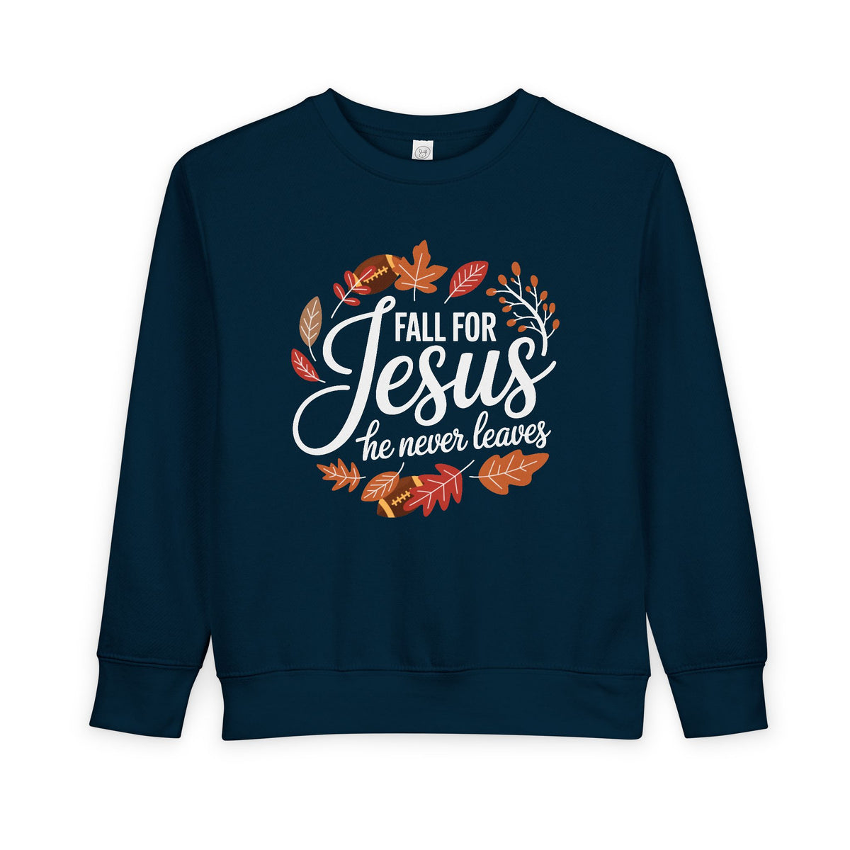 Christian Toddler Sweatshirt | Fall for Jesus, Faith-Based Autumn Apparel