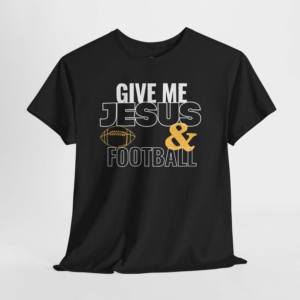 Give Me Jesus & Football T-Shirt | Christian Football Unisex Fall Tee