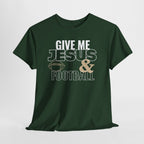 Give Me Jesus & Football T-Shirt | Christian Football Unisex Fall Tee
