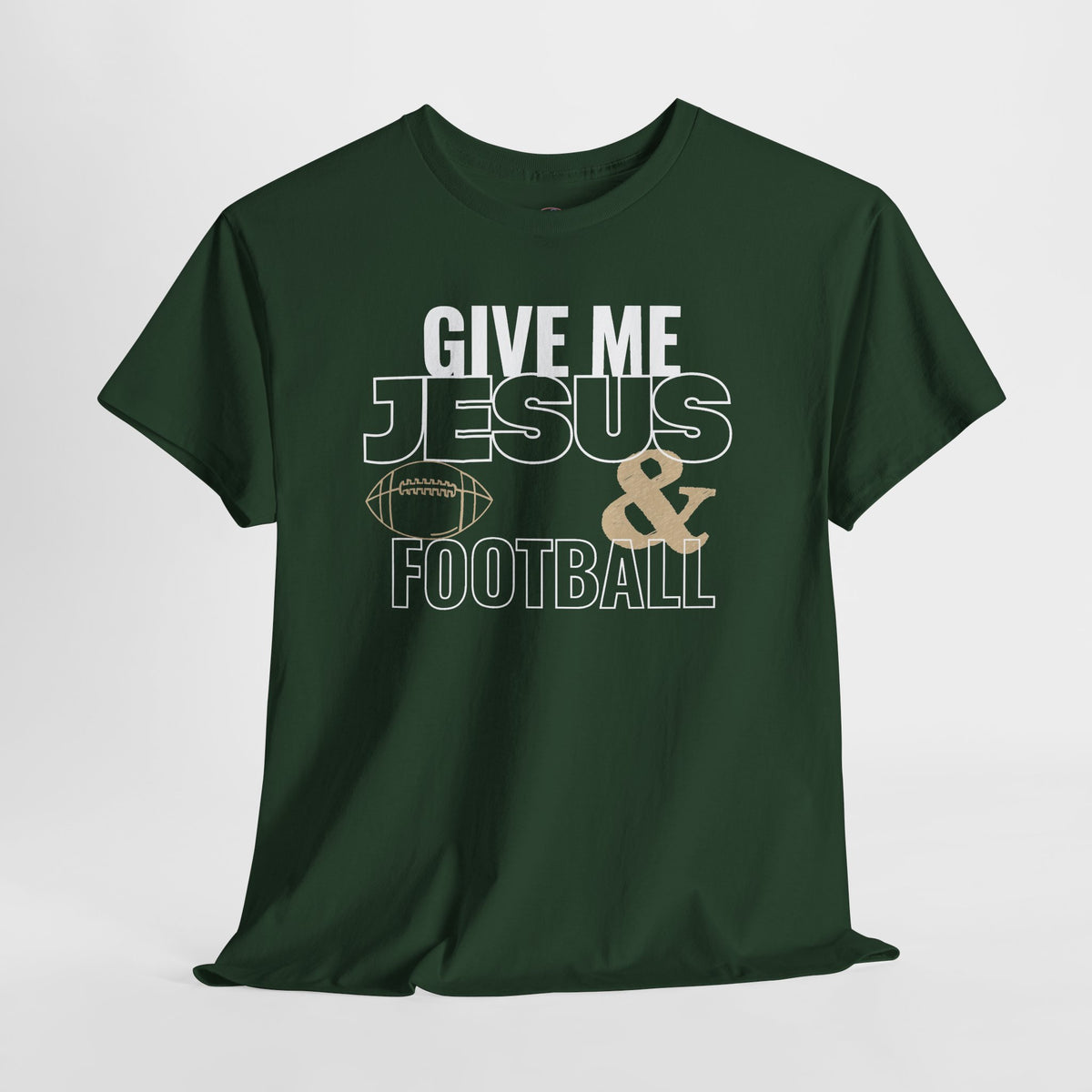 Give Me Jesus & Football T-Shirt | Christian Football Unisex Fall Tee