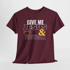 Give Me Jesus & Football T-Shirt | Christian Football Unisex Fall Tee