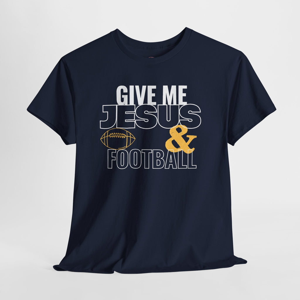 Give Me Jesus & Football T-Shirt | Christian Football Unisex Fall Tee
