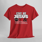 Give Me Jesus & Football T-Shirt | Christian Football Unisex Fall Tee