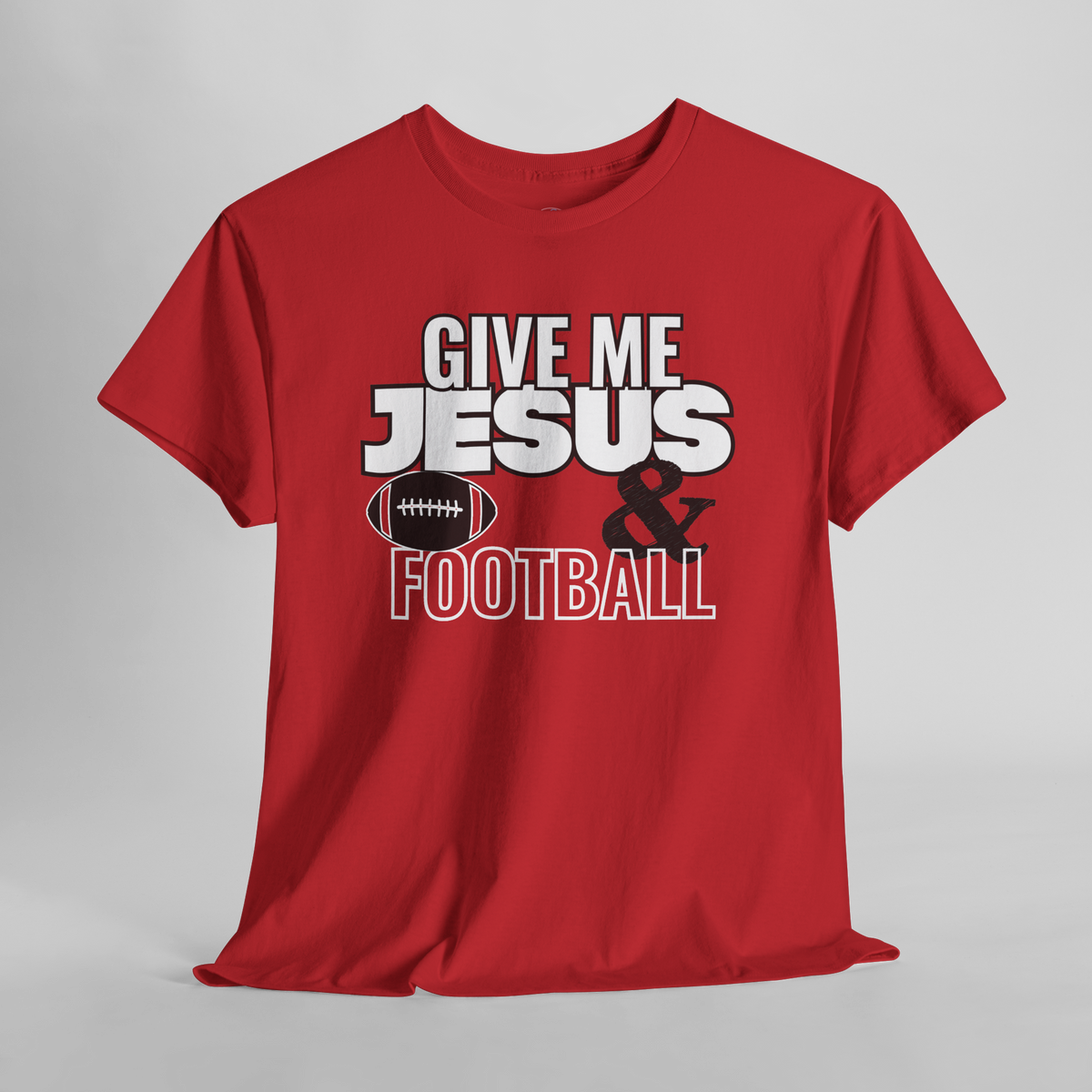 Give Me Jesus & Football T-Shirt | Christian Football Unisex Fall Tee