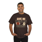Give Me Jesus & Football T-Shirt | Christian Football Unisex Fall Tee