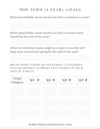 Goal Setting Planner