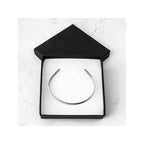 Inspirational Christian Cuff Bracelet: "Blessed With Peace, Not Today Satan"