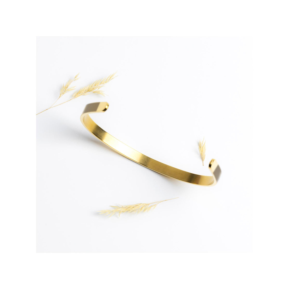 Inspirational Christian Cuff Bracelet: "Blessed With Peace, Not Today Satan"