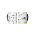Floral Positive Vibes Coffee Mug, Inspirational Gift for Her