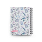 Floral Spiral Journal, Inspirational Psalm 143:8, Lined Notebook