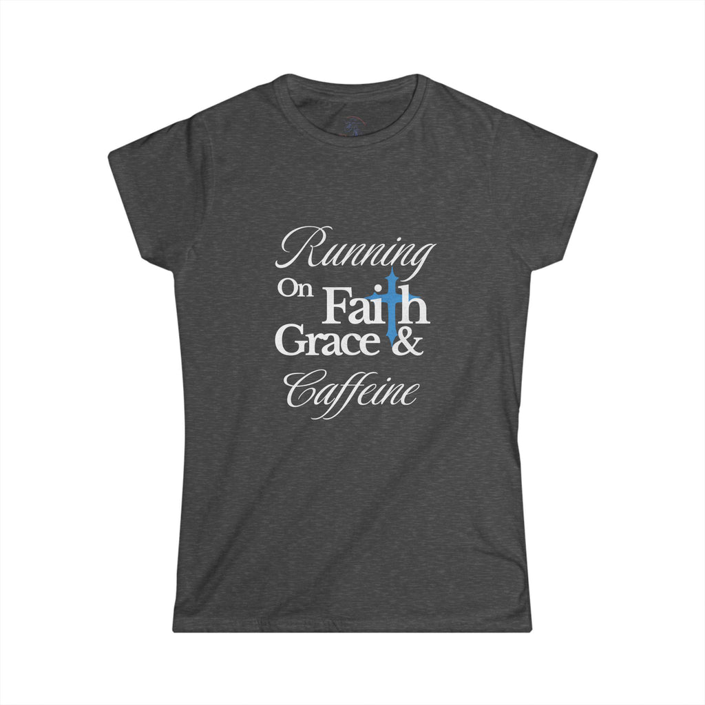 Running on Faith Christian Tee - Inspirational Women's T-Shirt