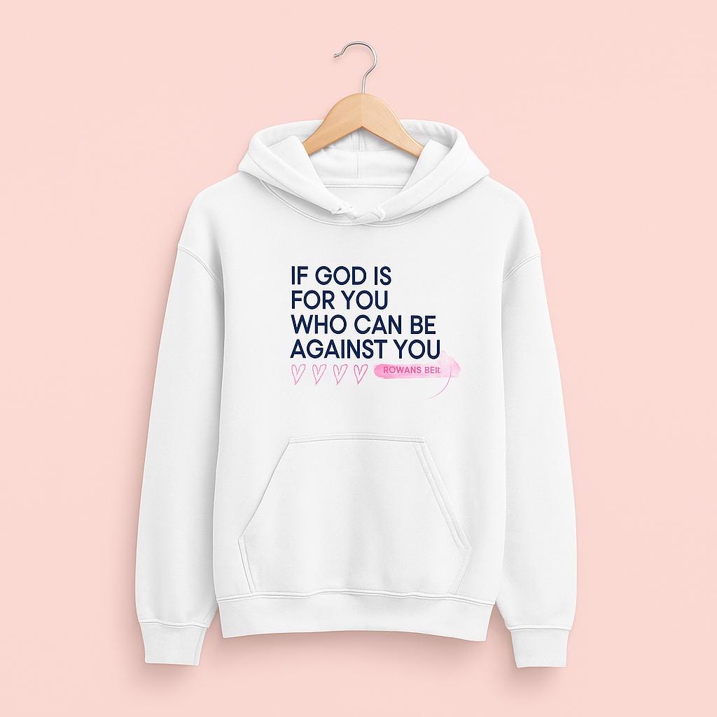 Inspirational Christian Hoodie: "If God is For You" Unisex Apparel