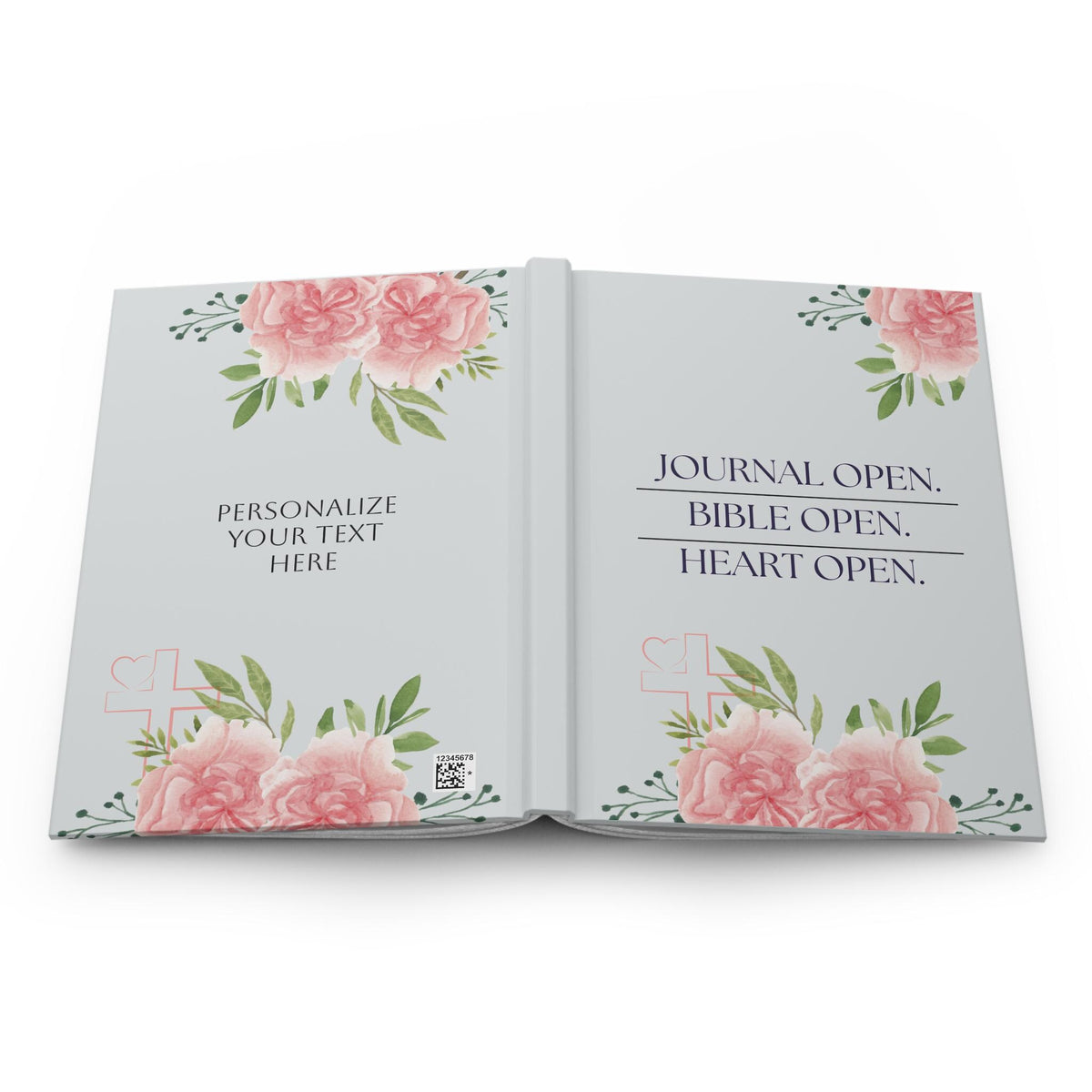 Personalized Floral Prayer Journal: Christian Inspiration, Spiral Notebook
