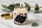 Personalized Christian Candle: Proverbs 31, Vanilla Bean Scent