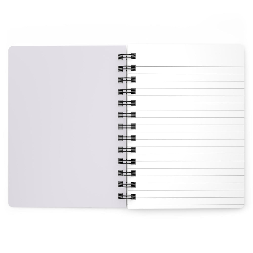 Floral Spiral Journal, Inspirational Psalm 143:8, Lined Notebook