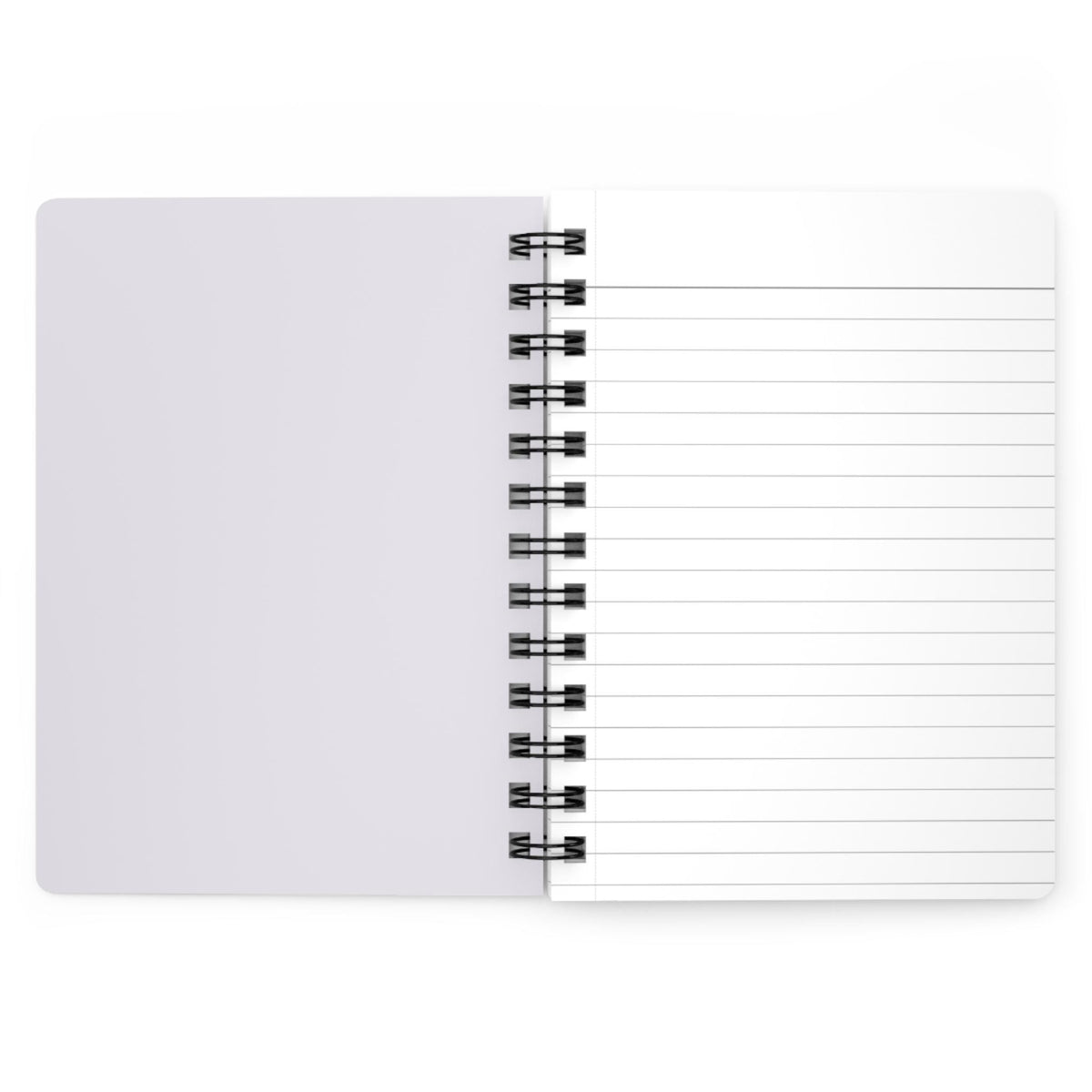 Floral Spiral Journal, Inspirational Psalm 143:8, Lined Notebook