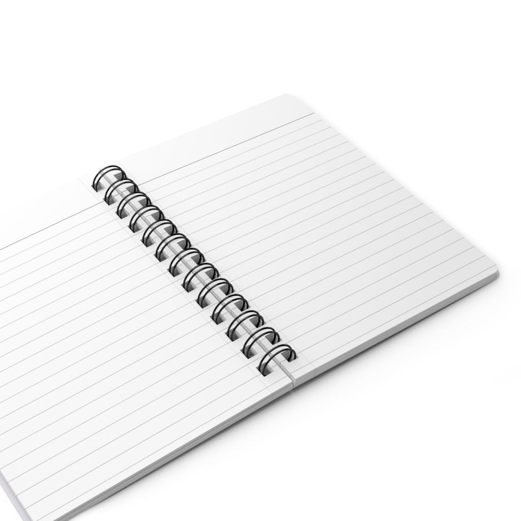 Floral Spiral Journal, Inspirational Psalm 143:8, Lined Notebook
