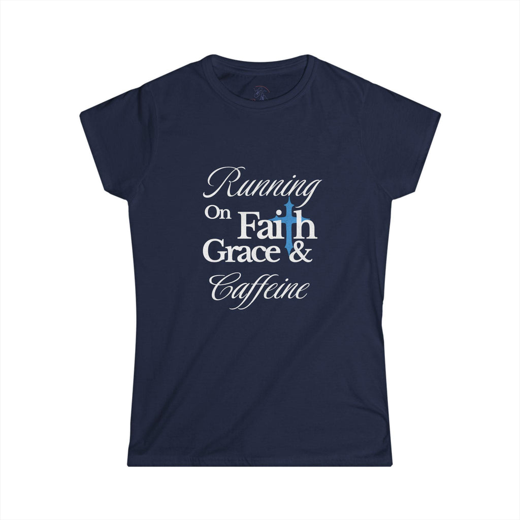 Running on Faith Christian Tee - Inspirational Women's T-Shirt
