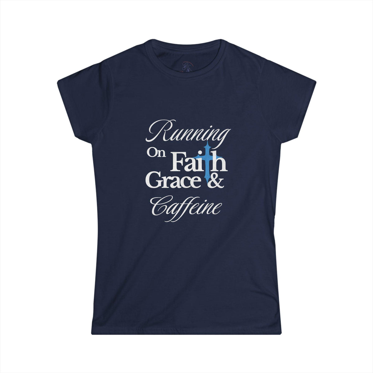 Running on Faith Christian Tee - Inspirational Women's T-Shirt