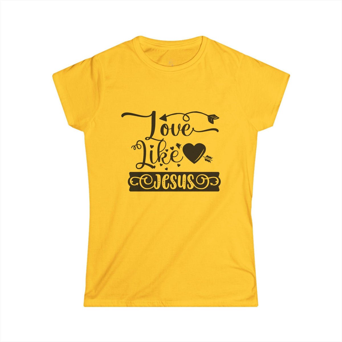 Love Like Jesus Christian Tee: Softstyle Women's Faith Apparel