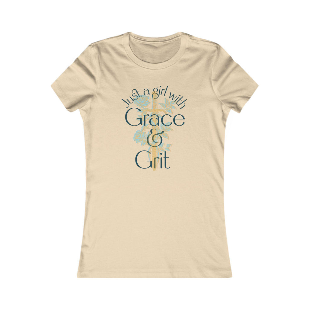 Grace & Grit Christian Tee: Soft Inspirational Shirt for Women
