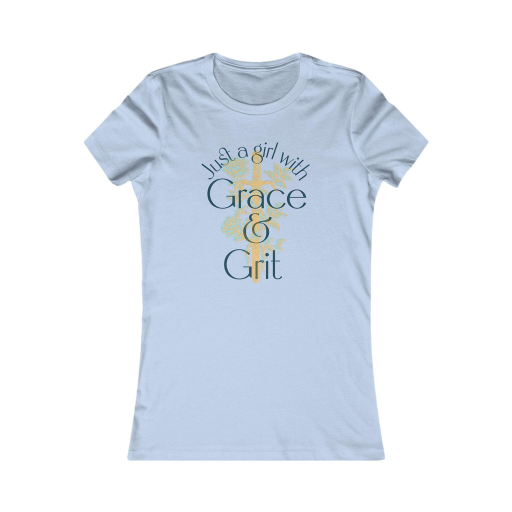 Grace & Grit Christian Tee: Soft Inspirational Shirt for Women