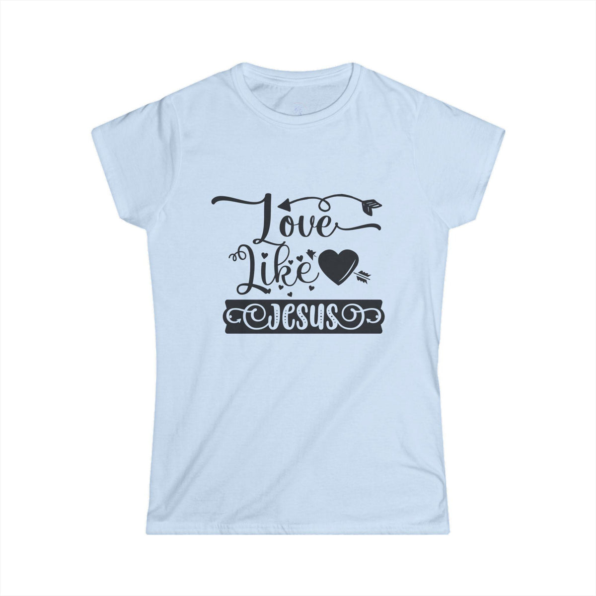 Love Like Jesus Christian Tee: Softstyle Women's Faith Apparel
