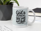 Christian Mug | Psalm 46:5 Encouragement | God Is Within Her Coffee Cup