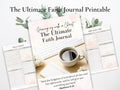 Christian Printable Prayer Journal, Instant Download, Home Management, Faith-Based Printable