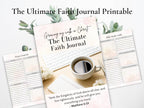 Christian Printable Prayer Journal, Instant Download, Home Management, Faith-Based Printable